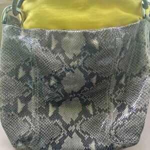 Michael Kors Snake Skin Embossed Handbag
